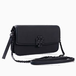 Black Tory Burch Crossbody Wallet.